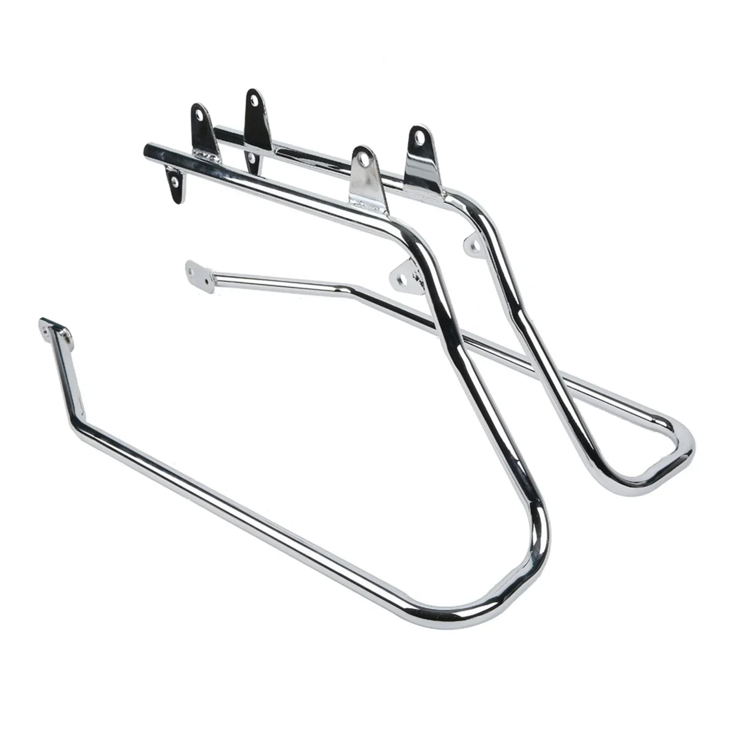 Saddlebag Conversion Brackets with Hardware for Harley Softail