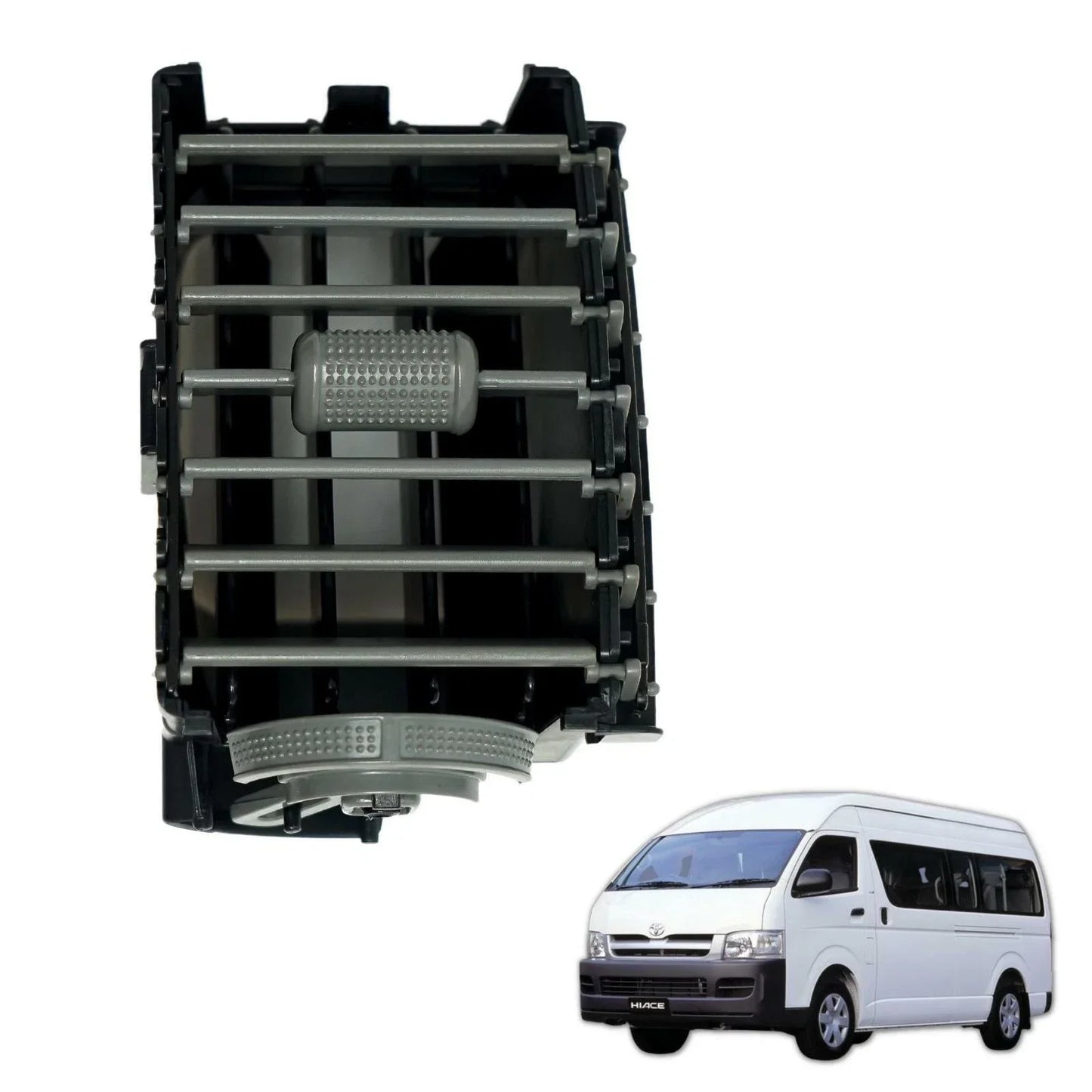 Grey A/C Air Vent Grille for Toyota Hiace Commuter (2005-2019)