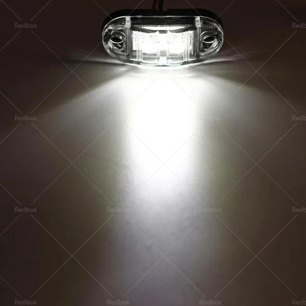 LED Side Marker Clearance Lights for Trailer Truck RV 12/24V