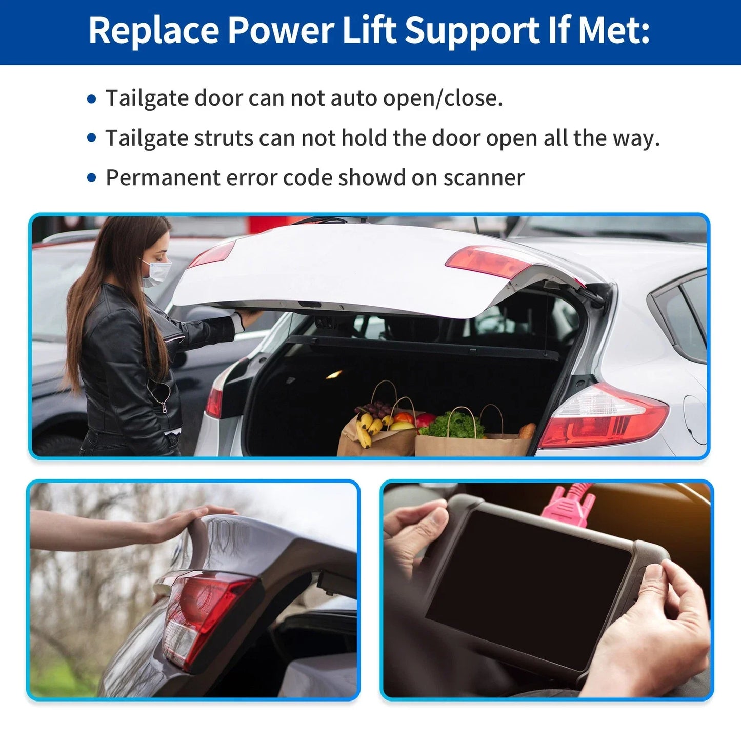 Tailgate Power Lift Support for Chevy Suburban Tahoe (2021-2024)