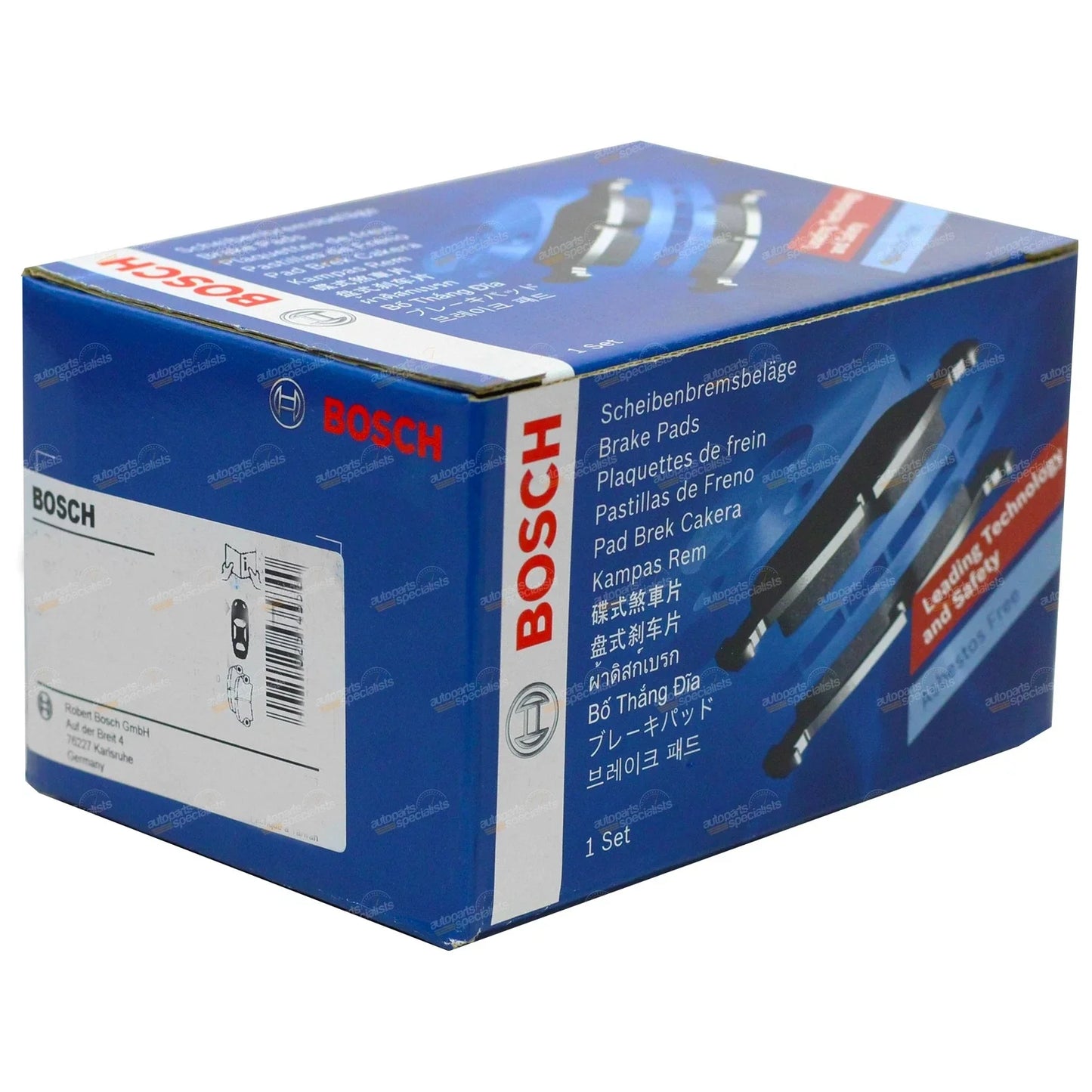 Front Disc Brake Pad Set for Mitsubishi Triton (1996 - 2000)
