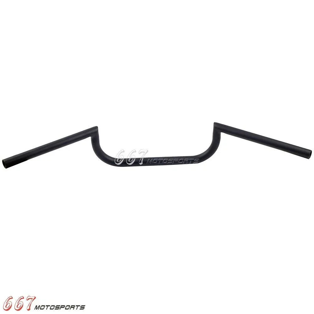 7/8" Handlebars for Harley Sportster Clubman Chopper Cafe Racer Black
