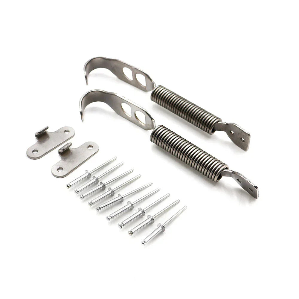 Aluminum Alloy Bonnet Hook Pin Lock Latch Fastener for Car (Silver)