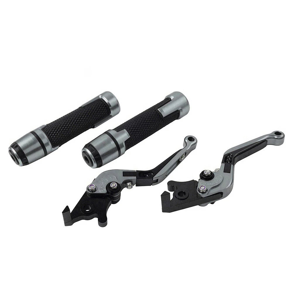 Titan Extendable Brake Clutch Lever Grip Set for Yamaha YZF R1 (2009-2014)