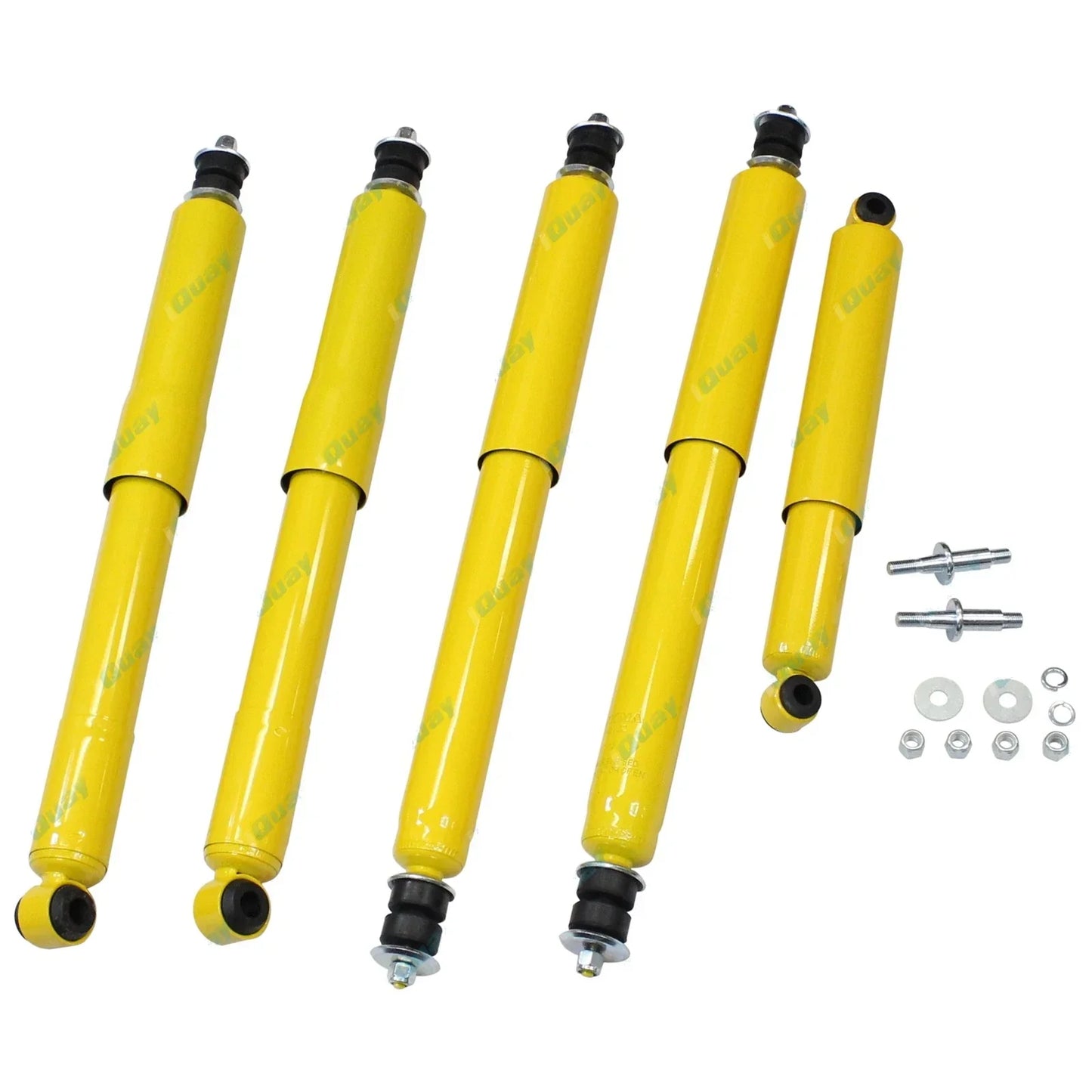 Front + Rear Gas Shock Absorbers + Steering Damper for Landcruiser FZJ105 HZJ105