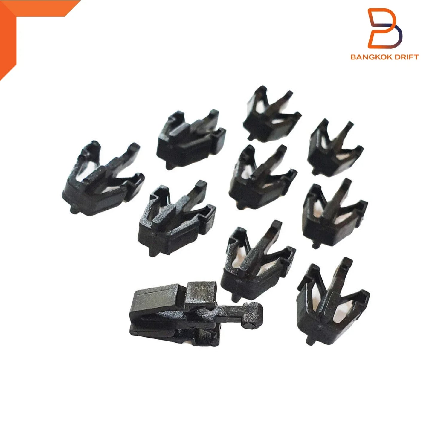 10 x Front Grille Clip Fasteners for Toyota Hilux, Mitsubishi Triton (97-04)