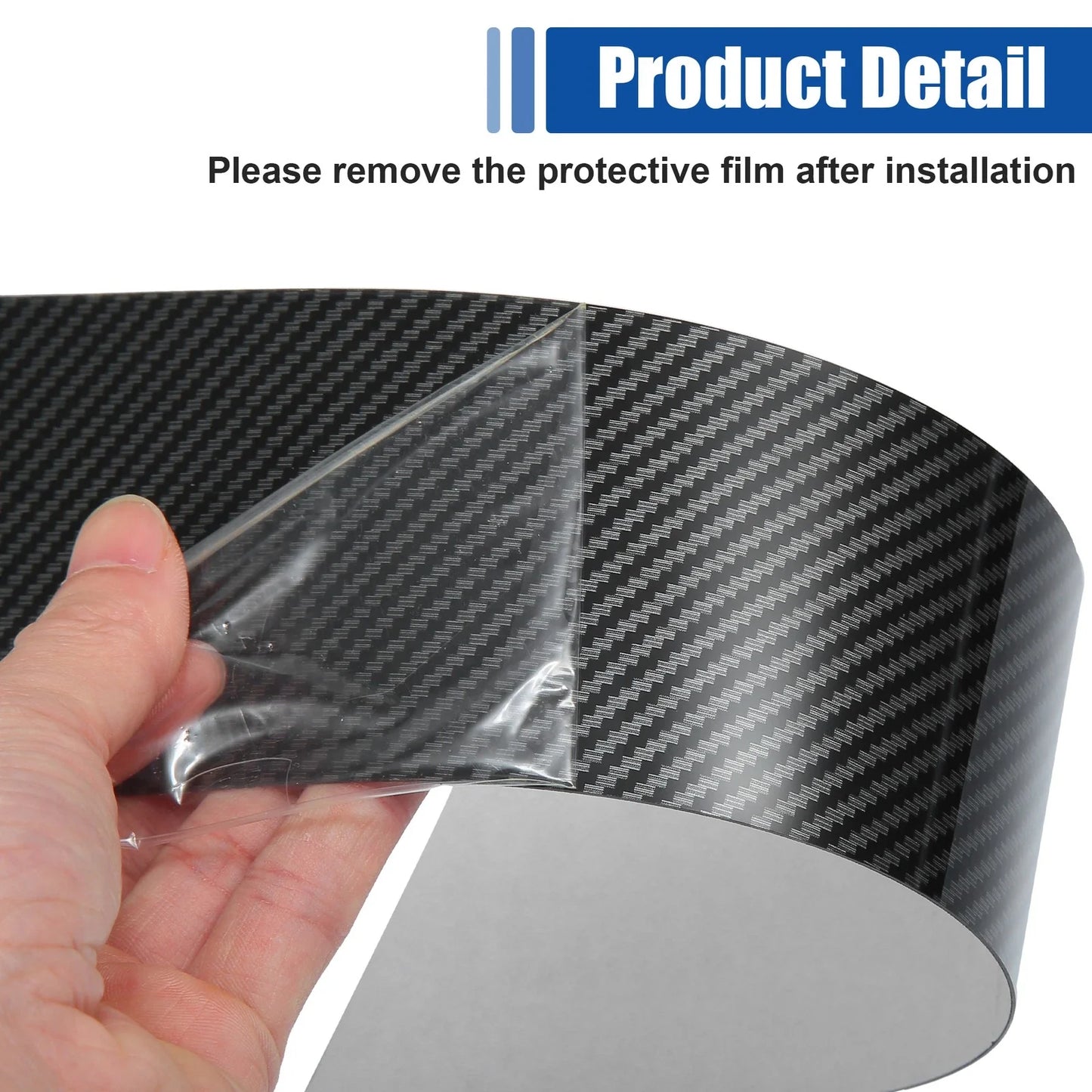 Gloss Carbon Pattern Pillar Post Cover Trim for BMW 5 Series F10
