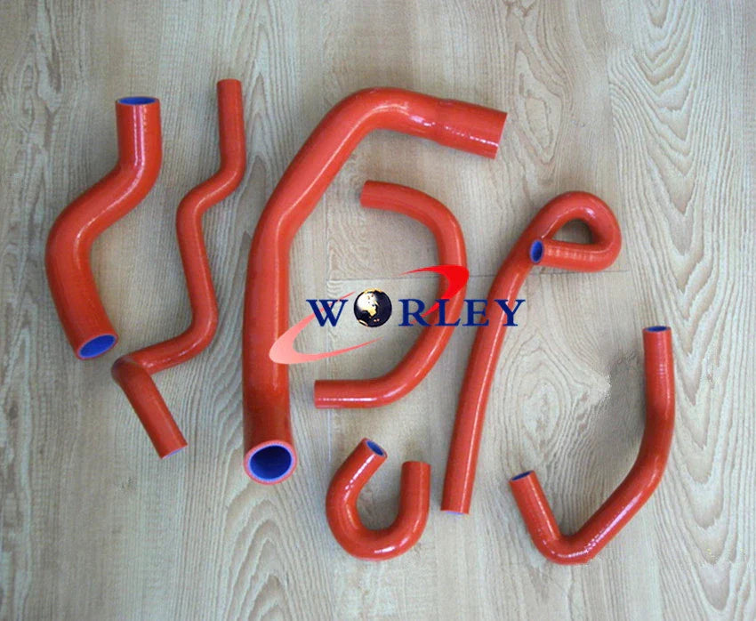 RED Silicone Radiator Hose Kit for NISSAN SKYLINE GT-S/GT-T R33 R34 (1995-2002)