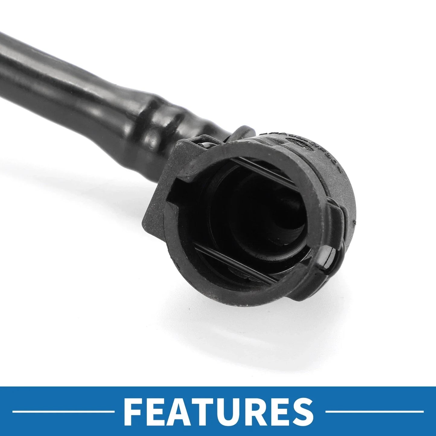 Radiator Hose for BMW 740i (2016 - 2019) Plastic Black 1 Pc