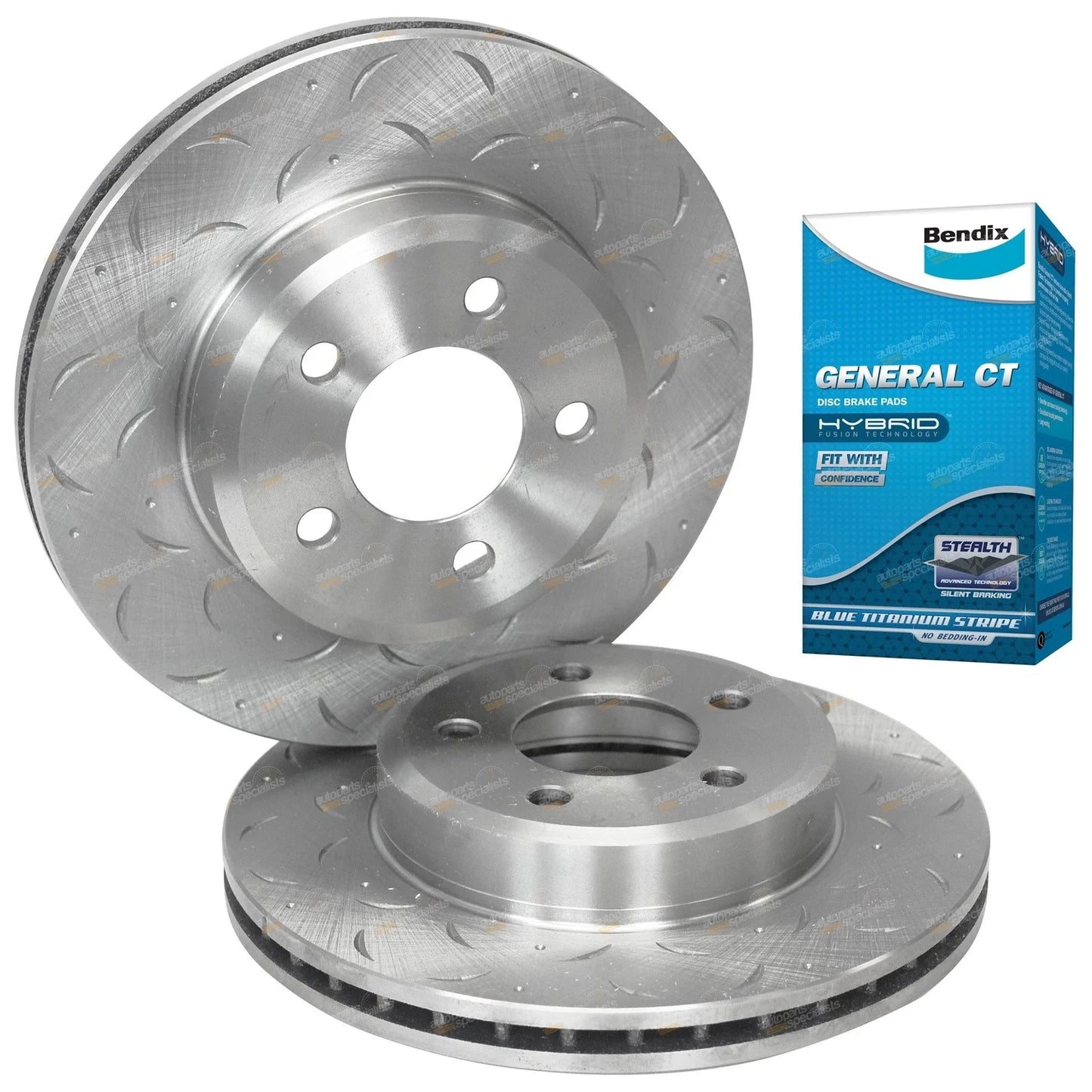 Front Disc Rotors & Brake Pads for Falcon BA BF FG (2002-2012)