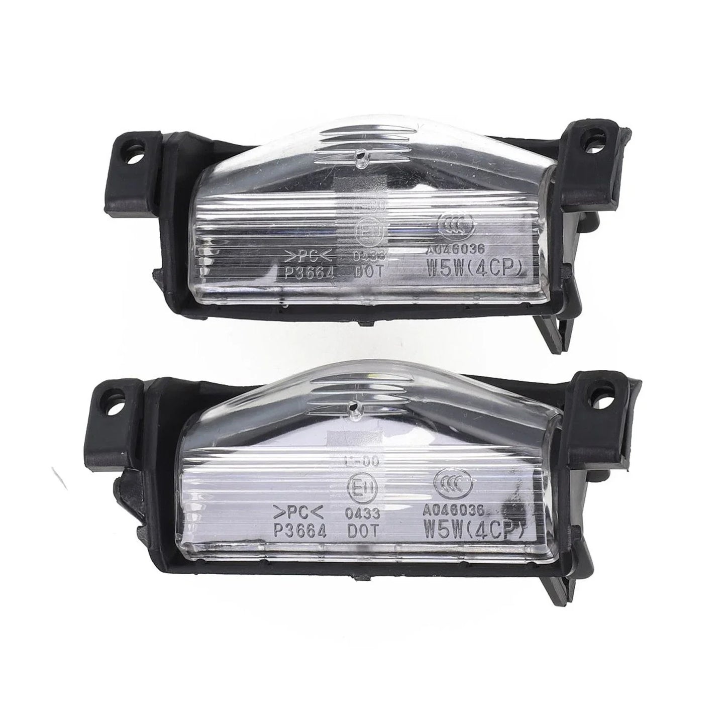2 x License Plate Light Bumper Lamp Cover for Mazda 3 (2009–2013)
