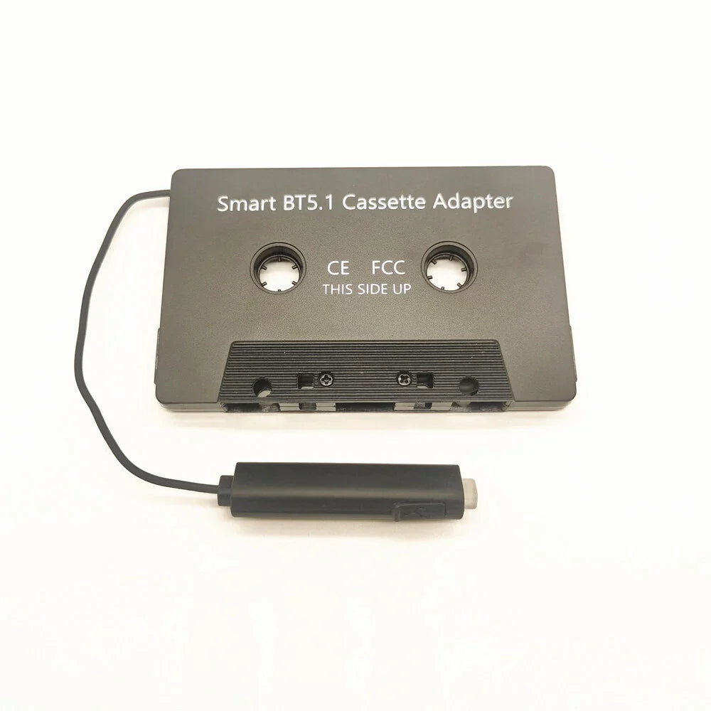 Bluetooth 5.1 Cassette Converter for Car Stereo Audio Adapter