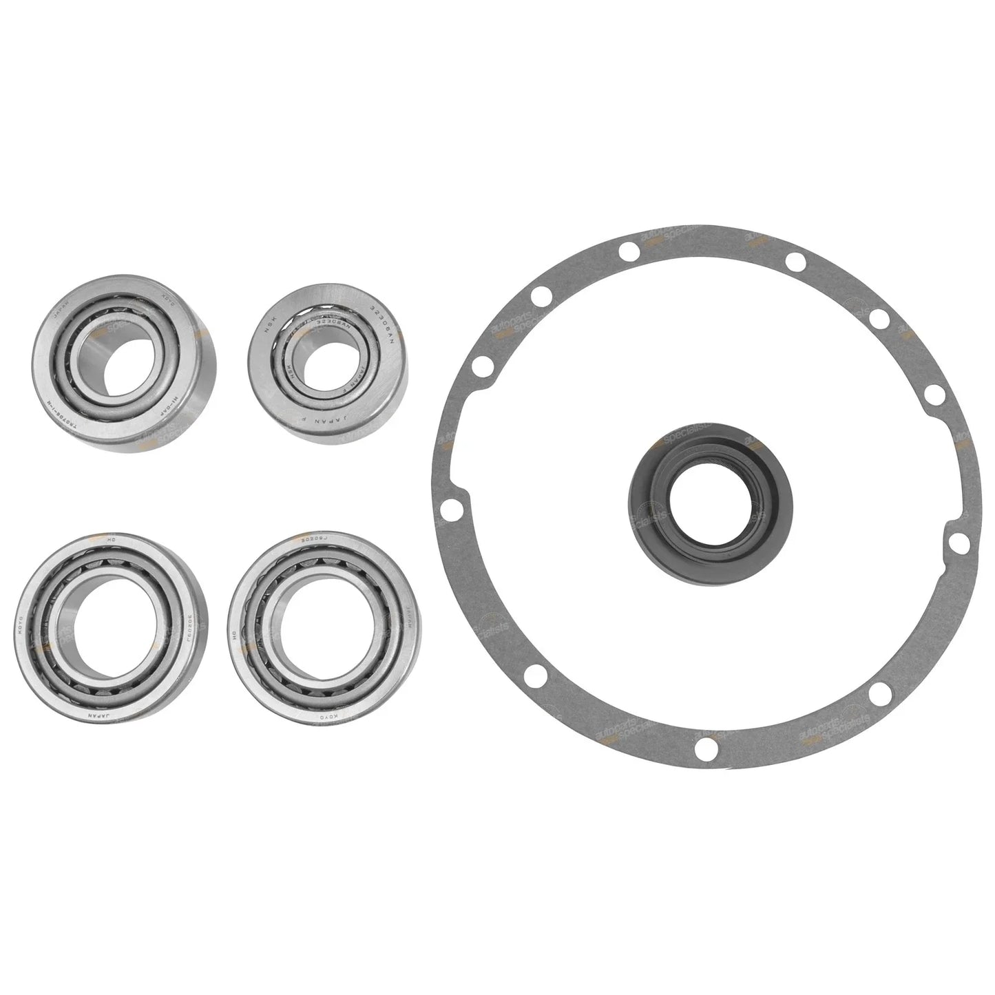 Rear Diff Bearing Kit for Nissan Urvan E24 TD27 Diesel Van (1987 - 1993)