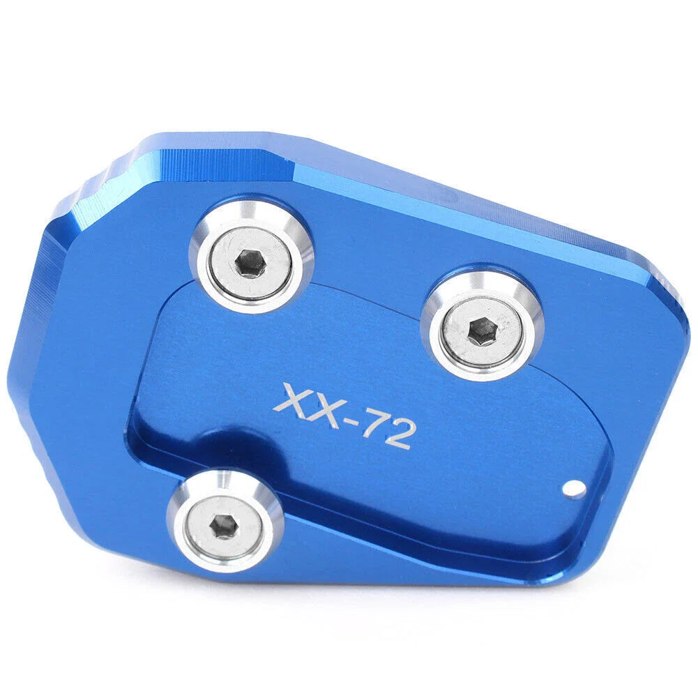 Blue Sidestand Kickstand Extension Pad for Yamaha MT-09 (2013-2016)
