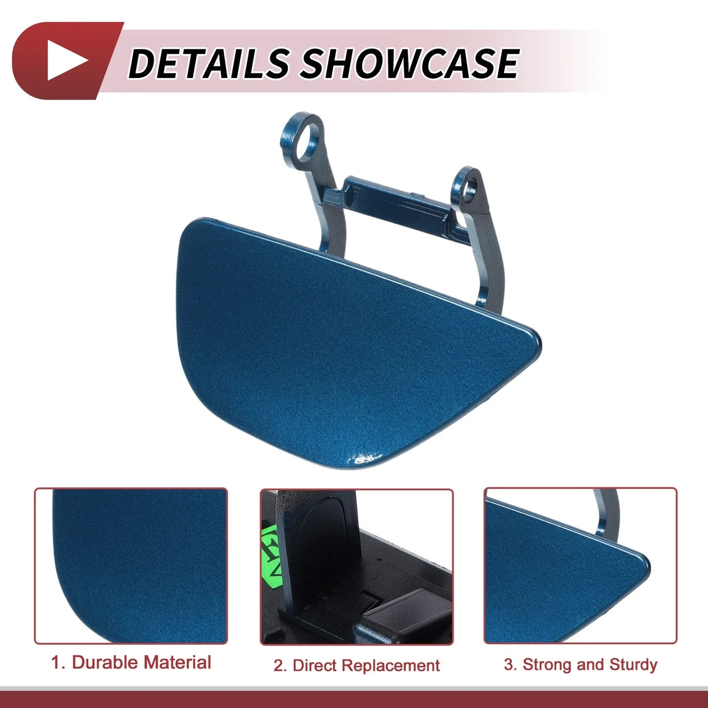 Front Left Washer Nozzle Cover Cap for BMW 535i GT Blue (2010-2017)