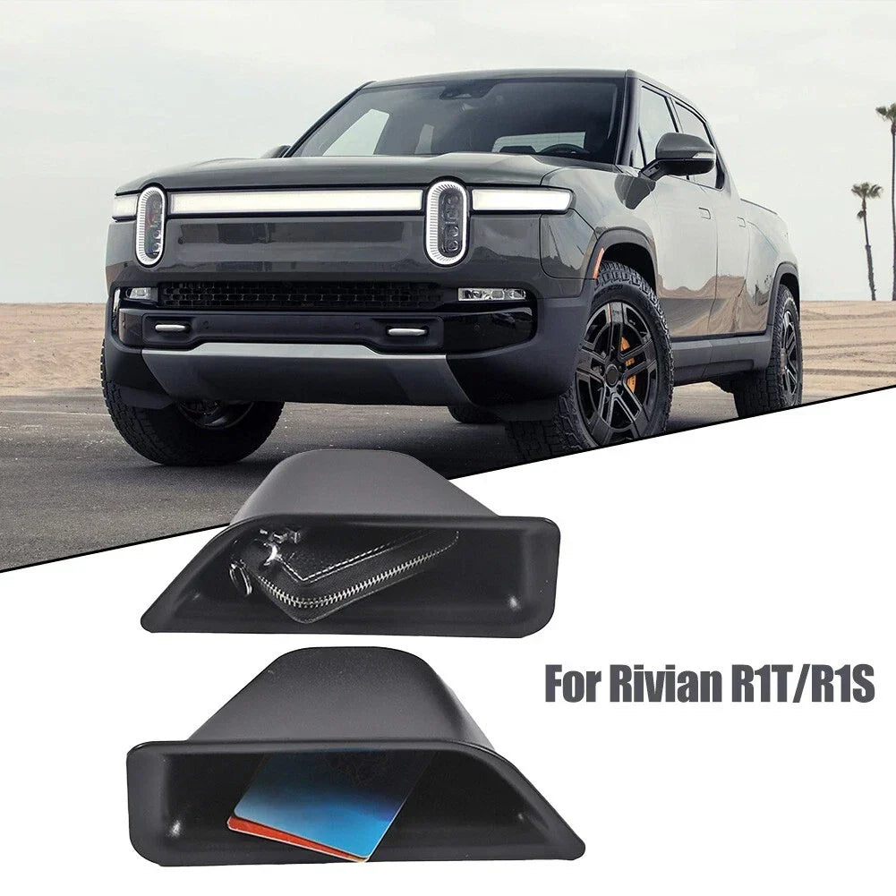 Car Door Storage Box / 2 x / ABS Material for Rivian R1T/R1S (2022–2024)