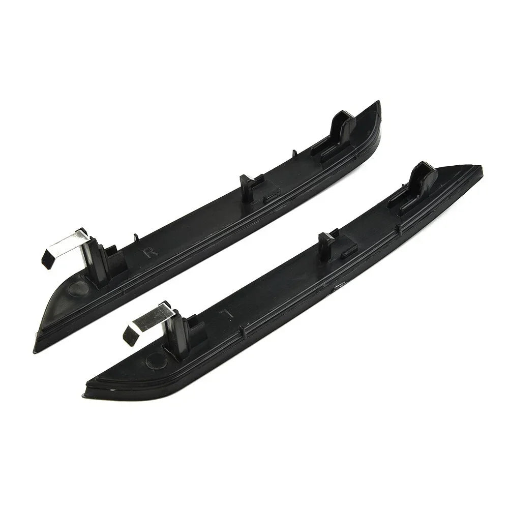 Smoked Black Side Logo Reflector Front Bumper Lamps