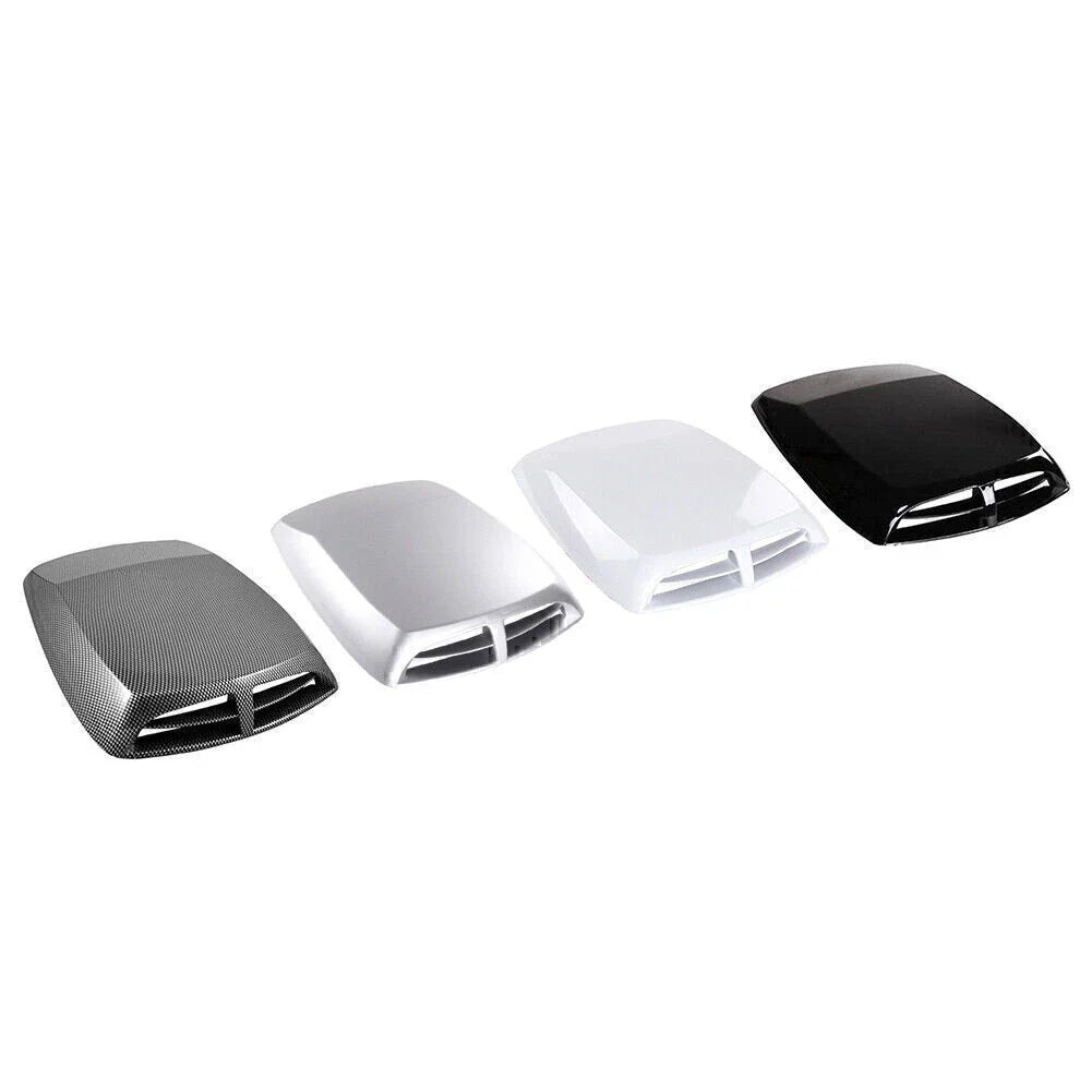Universal Black Car Decorative Air Flow Intake Hood Scoop Vent Cover