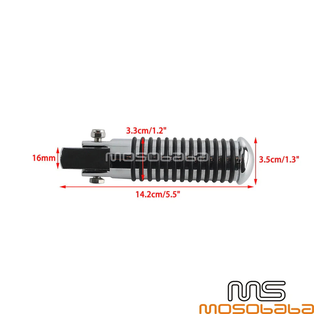 O-Ring Foot Pegs Passenger Male Mount for Harley Dyna