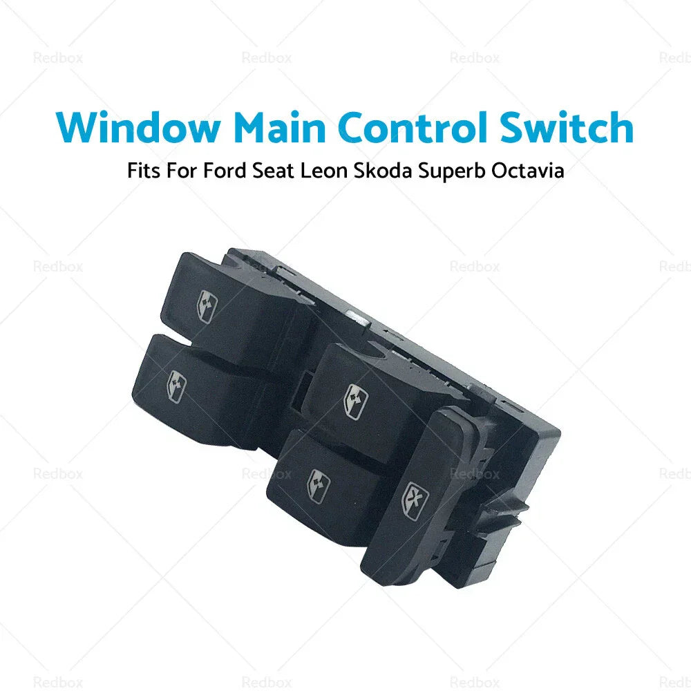 Power Window Switch for SEAT Leon VW Golf MK7 Passat Tiguan Skoda (2013-2020)