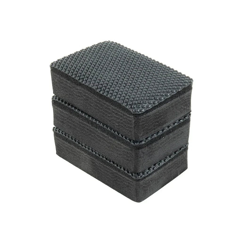 3 x Car Clay Bar Pad Sponges Block Cleaning Eraser Wax Polish Pad Tools Black