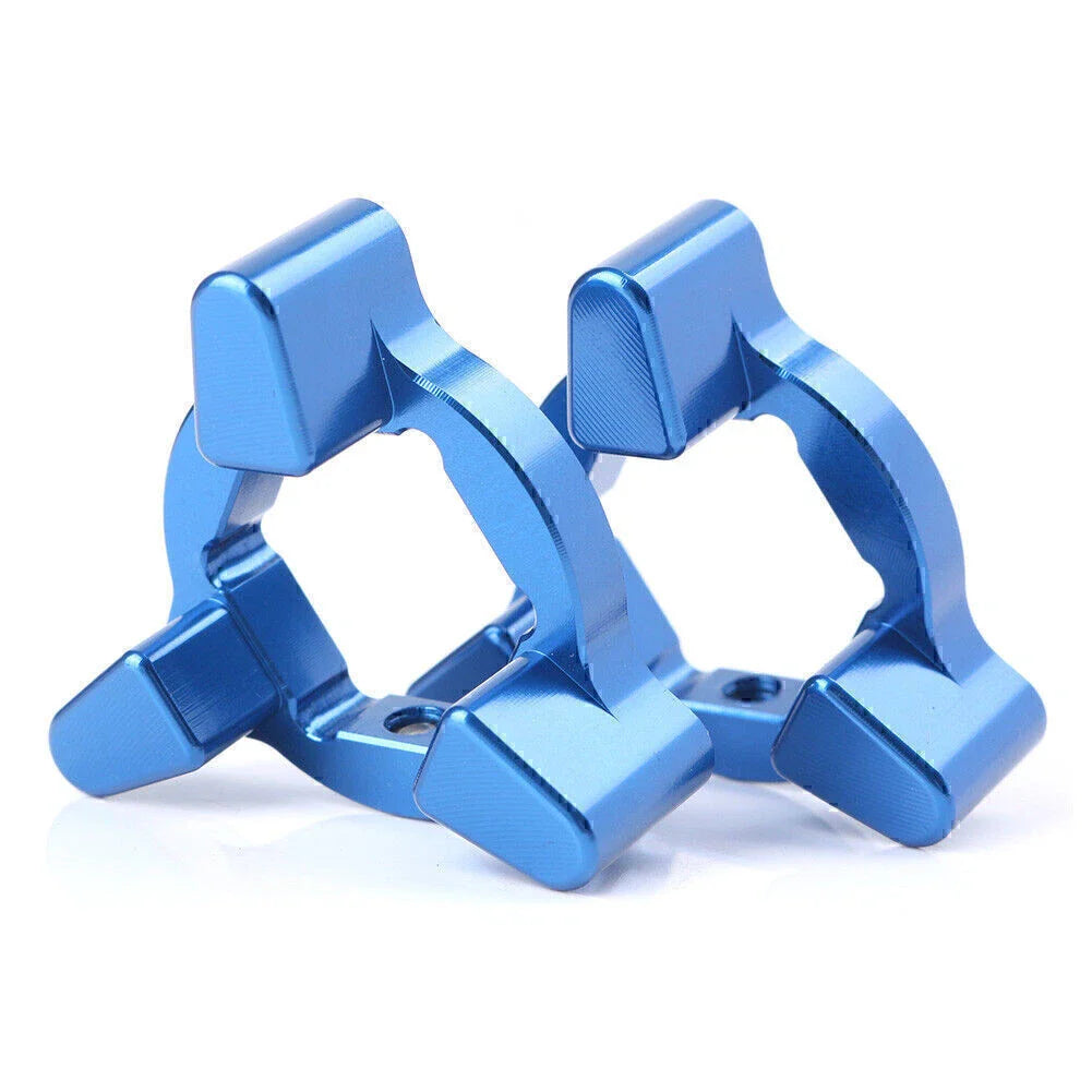CNC 17mm Anodized Fork Preload Adjusters for Universal Motor - BLUE