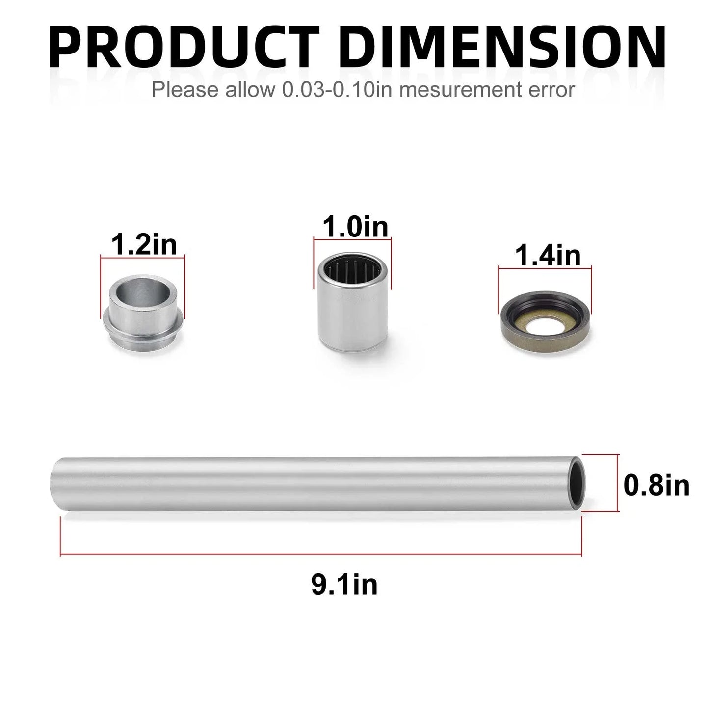 Swingarm Needle Bearing Bushing Kit for Honda TRX250R (1988–1989)