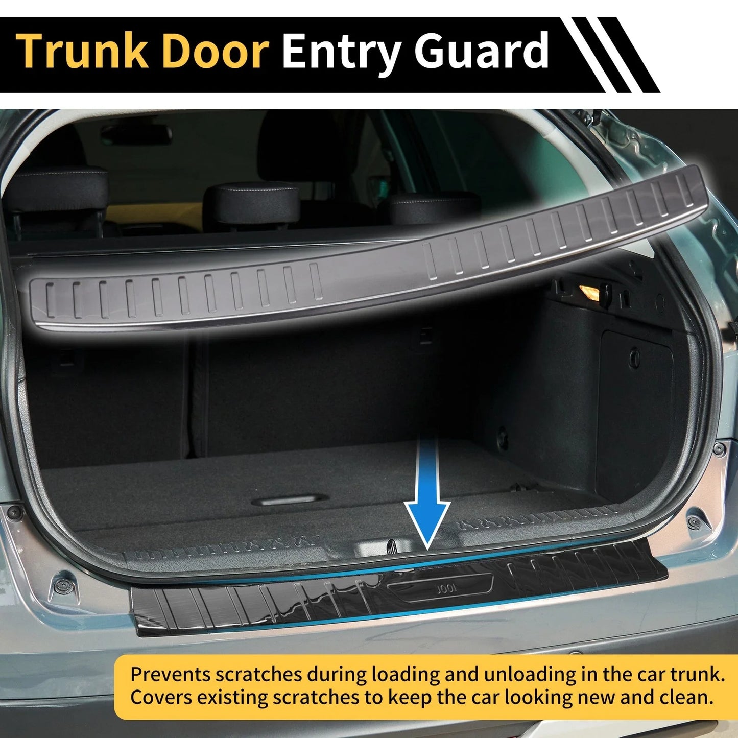 Rear Bumper Topper for BMW X3 (2015-2017) Silver Tone 1 Pc