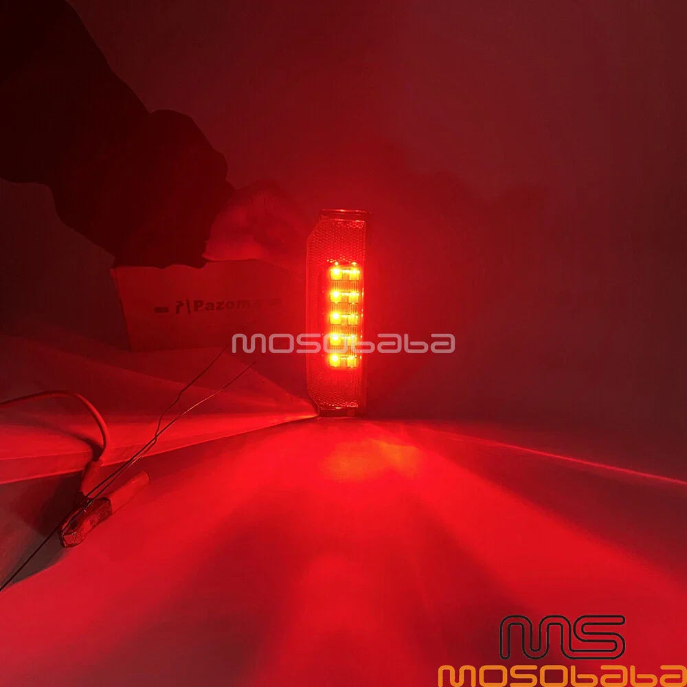 Smoke Lens Rear Brake Tail Lights for Ranger XP 900, Ranger 1000, General 1000 (2013-2023)