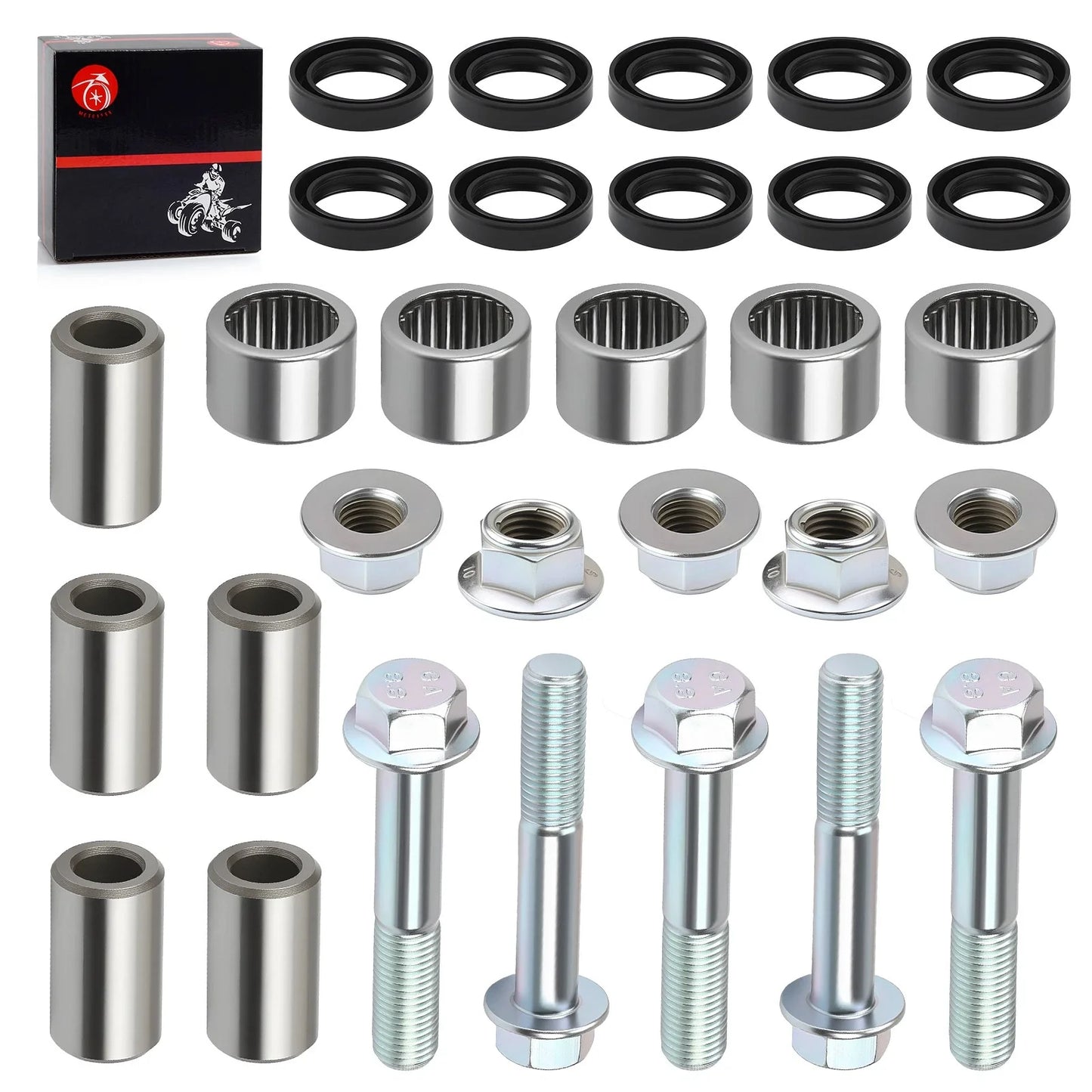 Swing Arm Linkage Bearing Kit & Bolt Nut for Honda TRX400X (2009–2014)