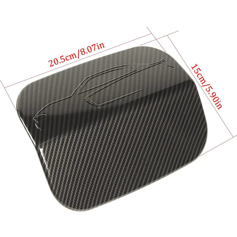 ABS Carbon Fiber Gas Cap Cover for 2015-2023 Dodge Charger