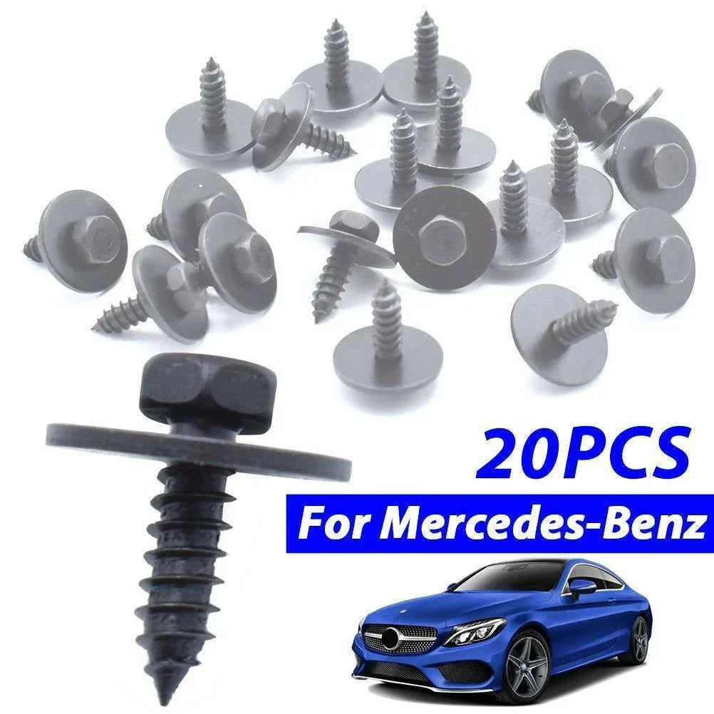 20Pcs Hex Head Screws Accessories Anti-corrosion for Bumper Engine Metal