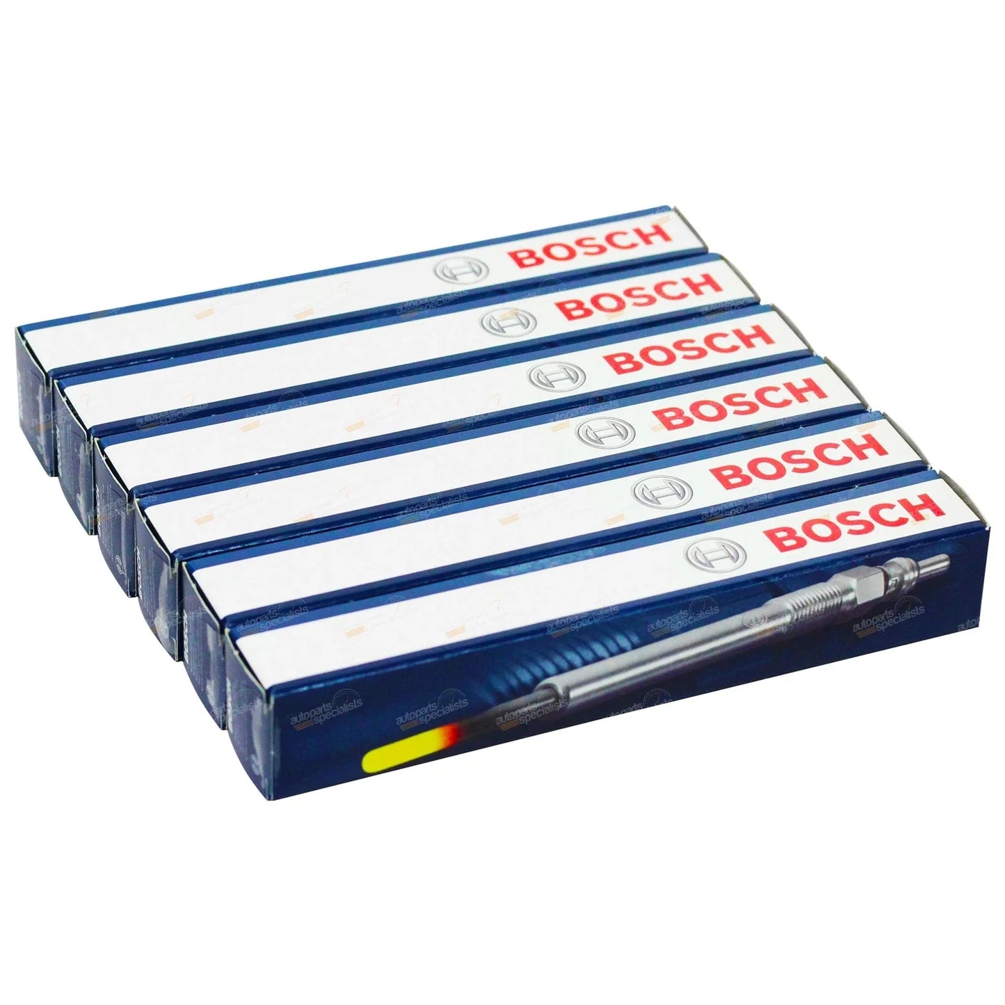 Set of 6 Glow Plugs for Landcruiser HJ47 4.0L 2H Diesel (1980–1982)