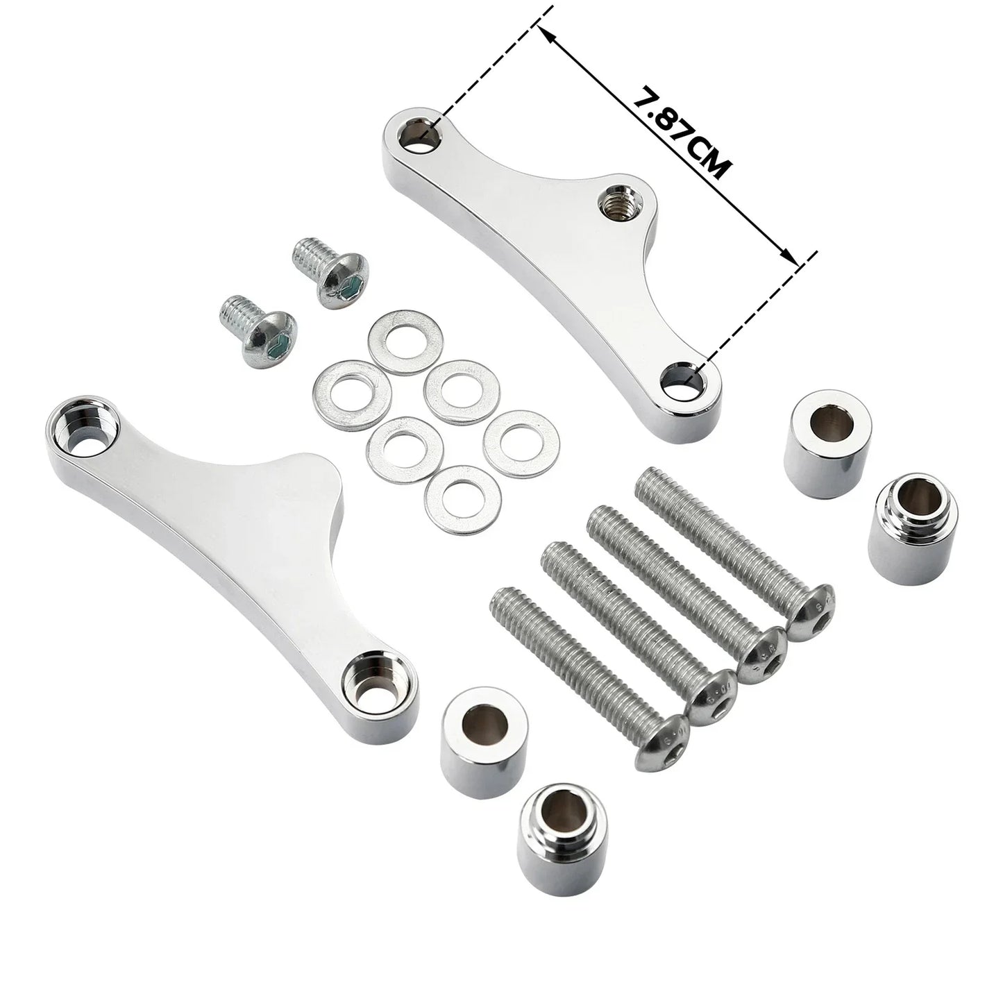 Chrome Front Fender Spacer 21" 23" 26" 30" for Harley Road Glide (2000-2013)