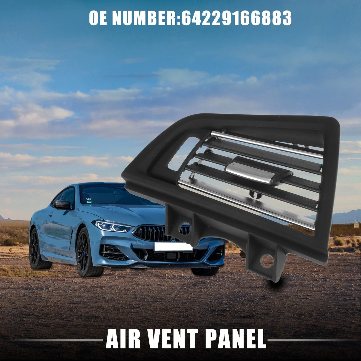 Center Dash A/C Outlet Air Vent Panel for BMW 528i (2011-2016)