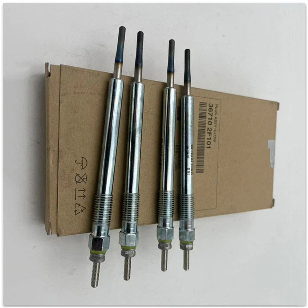 4Pcs Diesel Glow Plugs for Hyundai Santa Fe, Tucson 2.0L, 2.2L (2001-2023)