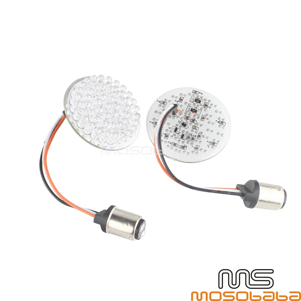 1157 Socket LED Turn Signal Lights for Harley Softail, Dyna, Sportster