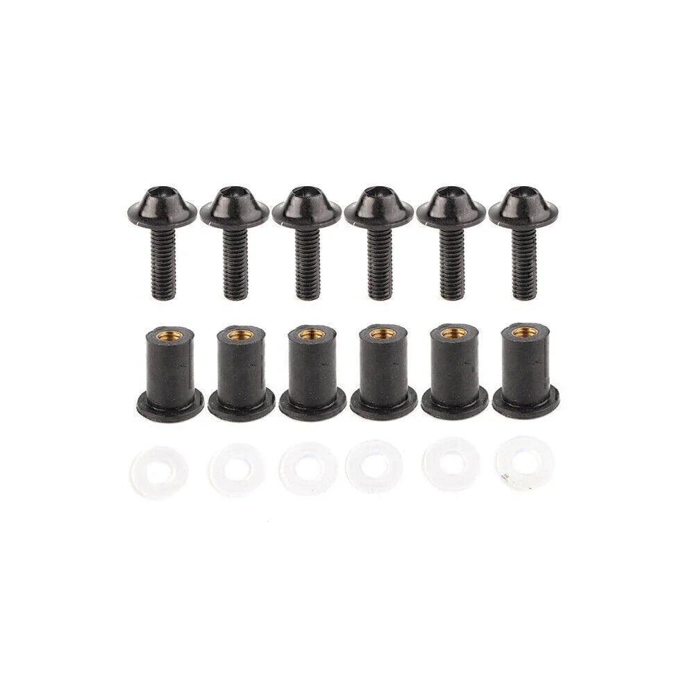 Windscreen Fixing Kit Black Bolts for Honda CBR250 300 650 900