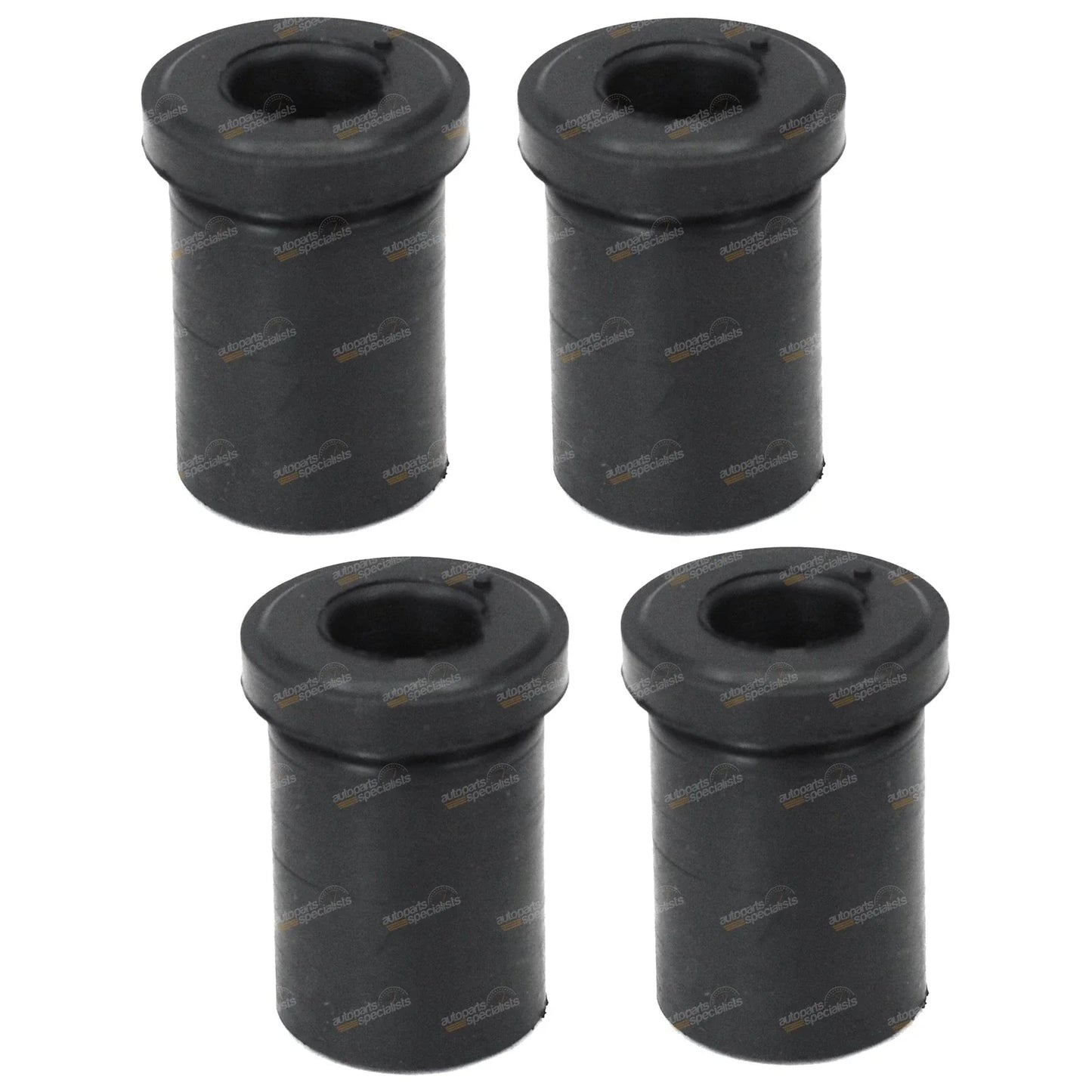 4x Rear Leaf Spring Shackle Bushes for Nissan Patrol MQ MK (1980 - 1987)