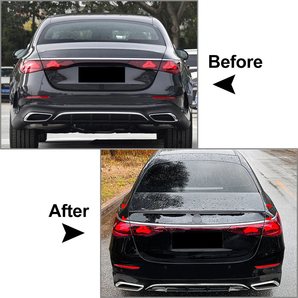 Rear Trunk Spoiler Wing for Mercedes Benz E Class W214 E260 E300 (2024+)