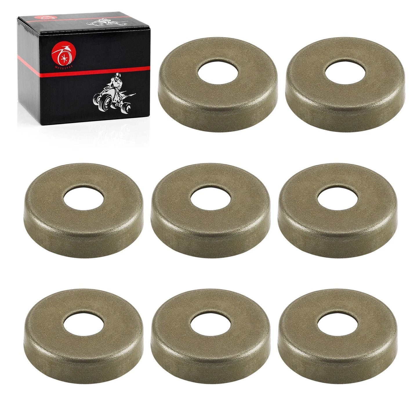8Pcs Front A-Arm Bushing Rubber Cap for Polaris RZR (2009–2021)