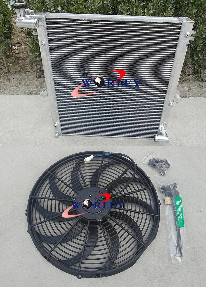 3 Row Radiator & Fan for Mitsubishi Triton MN/ML L200 2.5 DID Diesel (06-12)