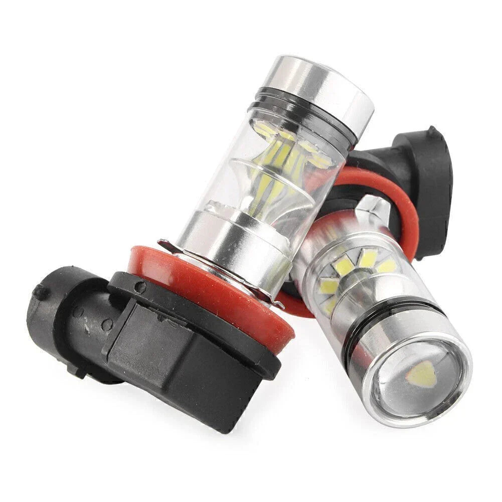High Power 100W H8 H11 LED Fog Driving Light Bulbs White