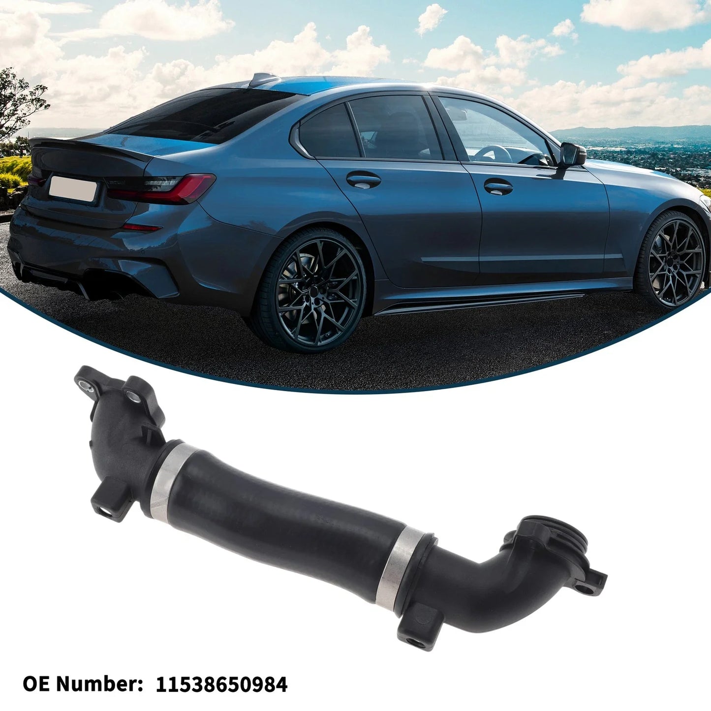 Radiator Hose for BMW 230i Base 2.0L Coolant Pipe (2022-2025)