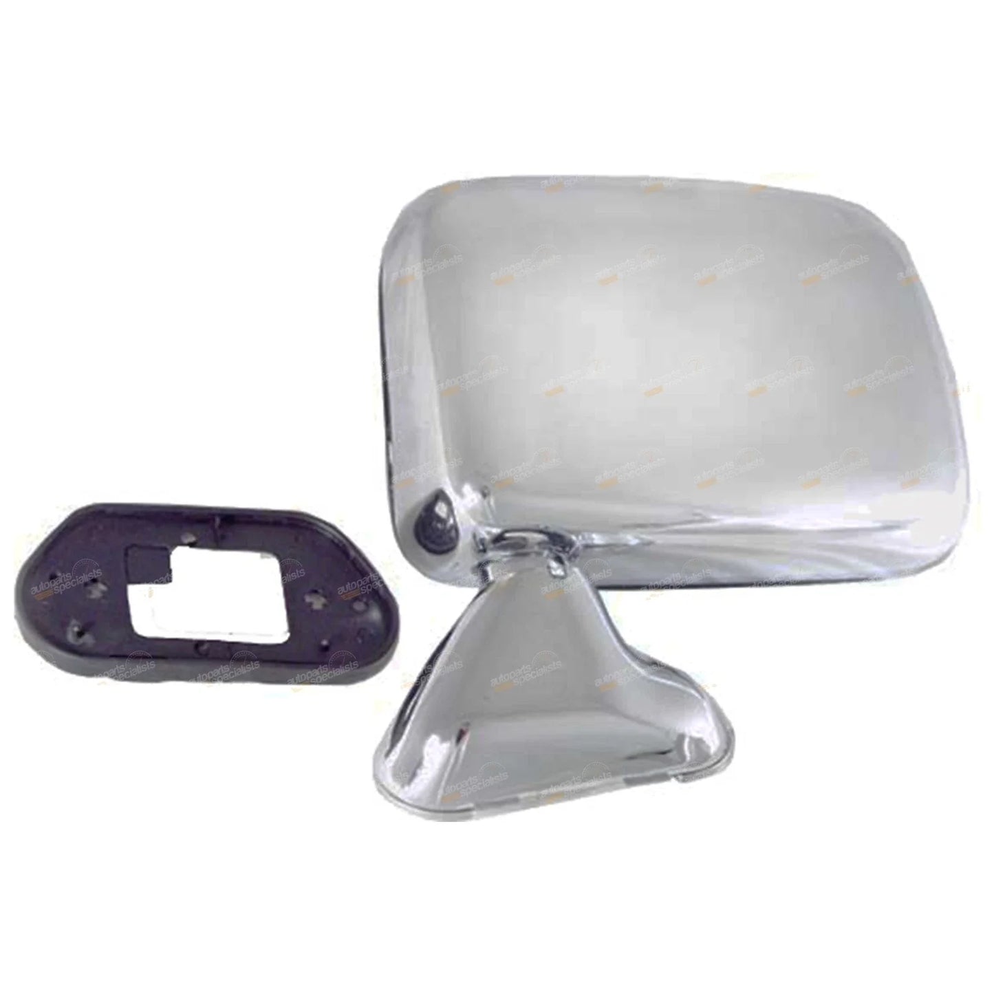 RH Chrome Side Door Mirror for Toyota Hilux (1983–2004)