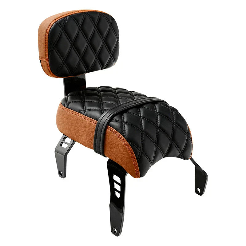 Driver & Passenger Seat w/ Backrest for Indian Scout Bobber (2018-2023)