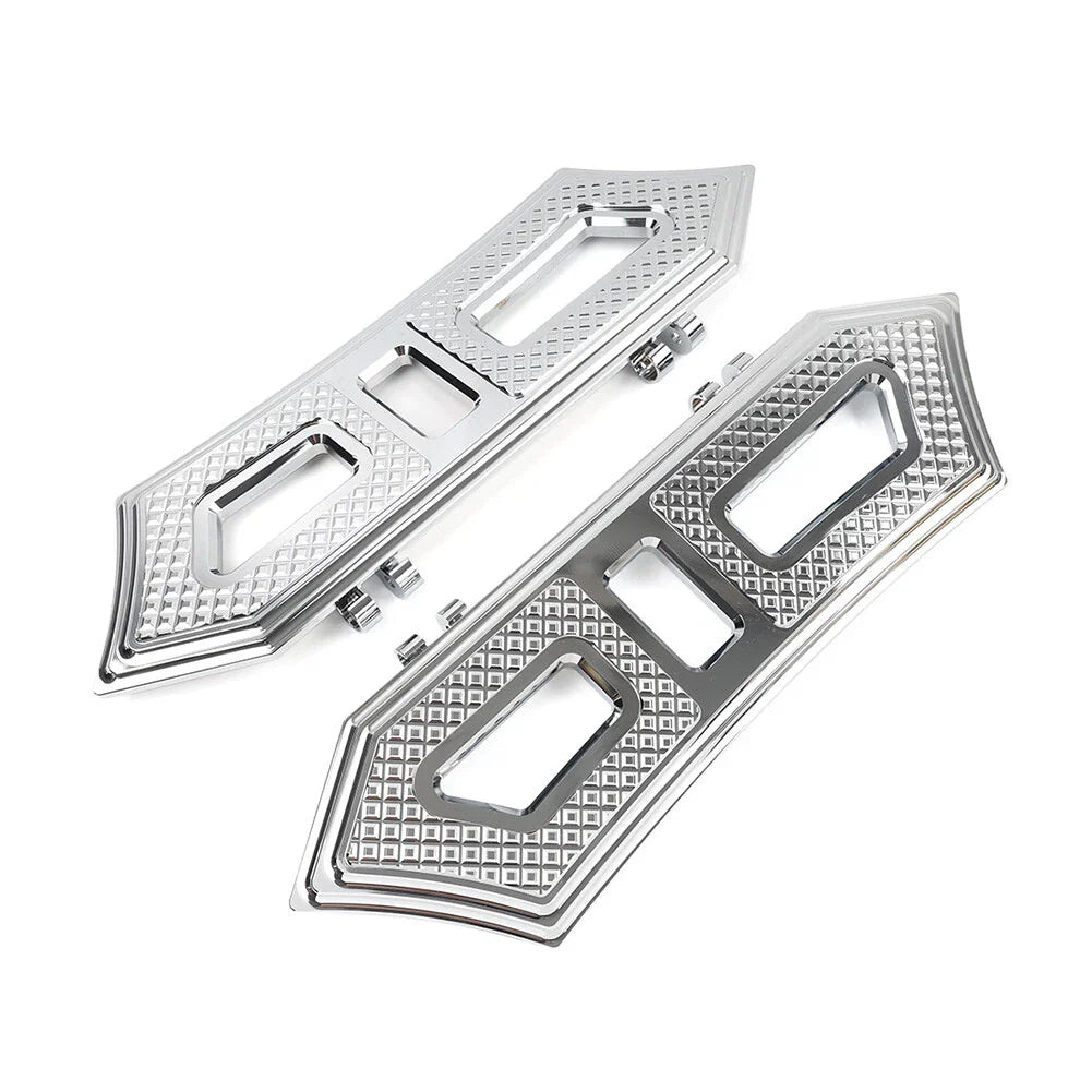 Chrome Front Driver Footboard for Harley Softail Touring