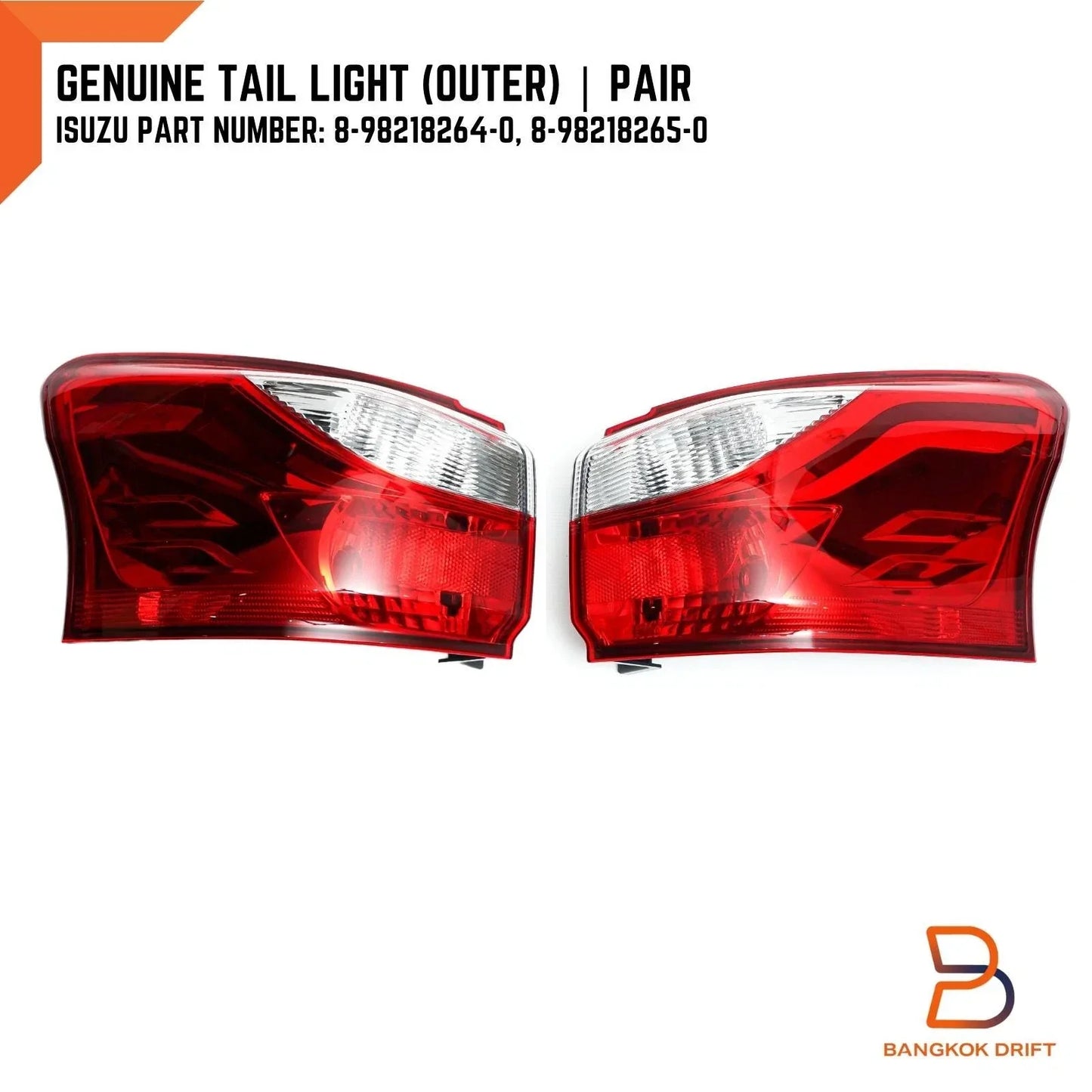 Tail Light Rear Lamp for Isuzu MU-X SUV (2013-2017)