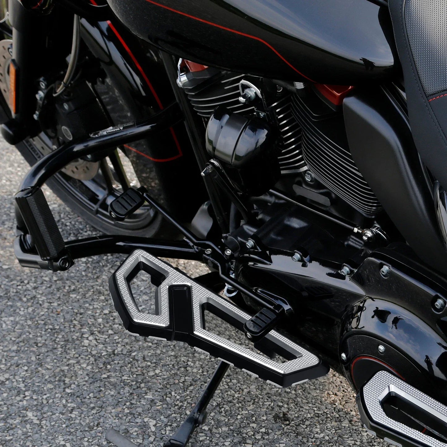 Driver & Passenger Floorboards for Harley Road Glide (1993-2025)