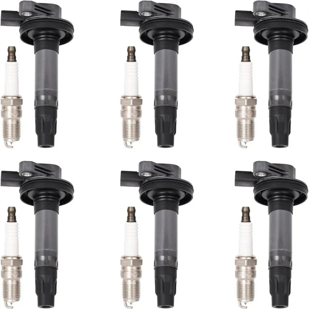 6 x Ignition Coils & Spark Plugs for Ford Edge Explorer Lincoln MKS (2007-2019)